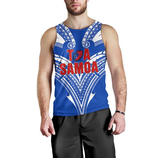 Toa Samoa Hawaii Tank Top Rugby Player Sport Style