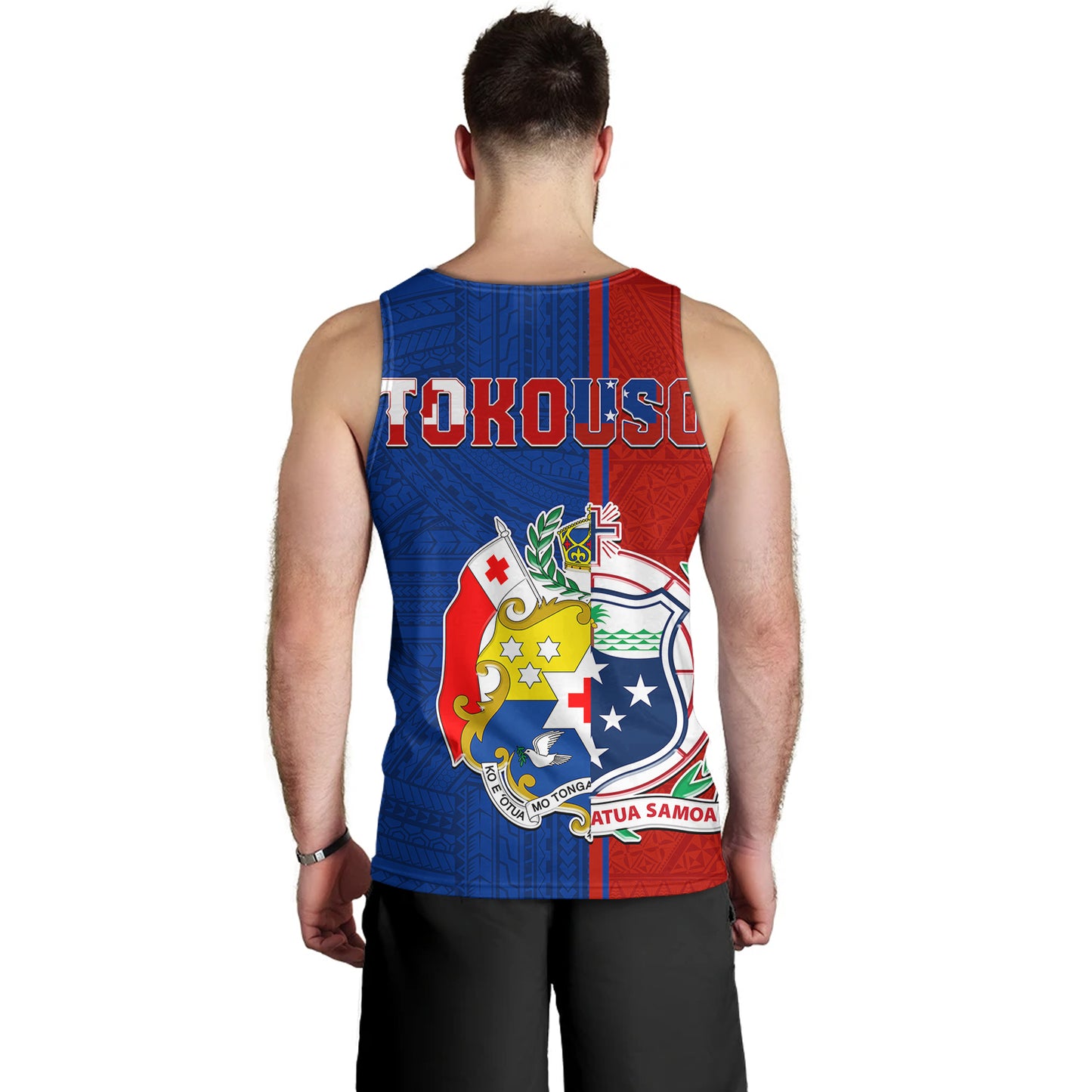 Tokouso Tank Top - Custom Tonga And Samoa Together