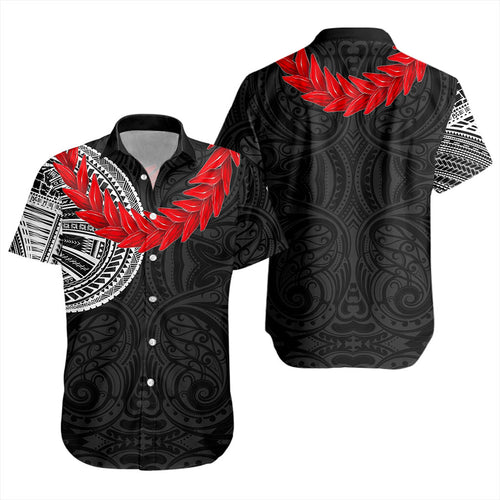 Samoa Short Sleeve Shirt Tattoo Roman Reigns With Ula Fala