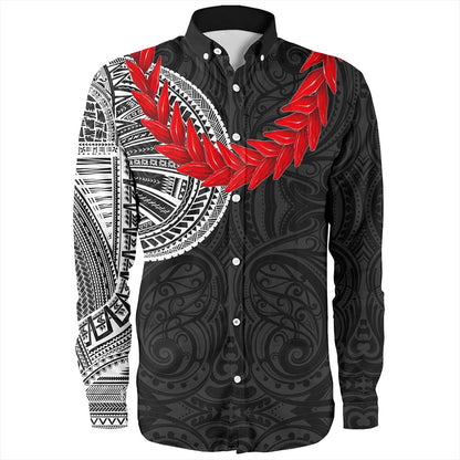 Samoa Long Sleeve Shirt Tattoo Roman Reigns With Ula Fala