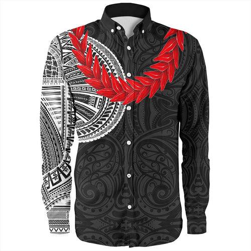 Samoa Long Sleeve Shirt Tattoo Roman Reigns With Ula Fala