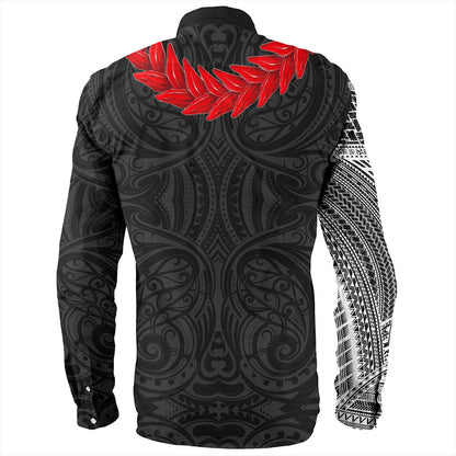 Samoa Long Sleeve Shirt Tattoo Roman Reigns With Ula Fala