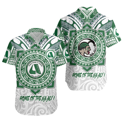 Hawaii Short Sleeve Shirt Custom Aiea High School Home Of The Na Ali'i Tribal Style