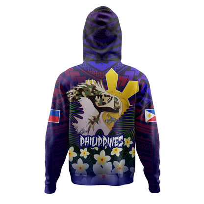 Philippines Filipinos Hoodie Custom Philippine Sun And Eagles Summer Vibes