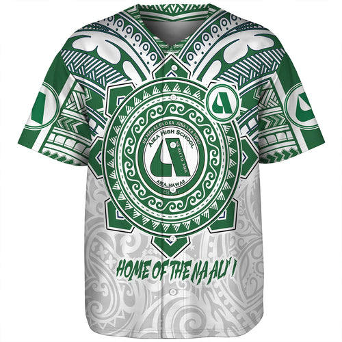 Hawaii Baseball Shirt Custom Aiea High School Home Of The Na Ali'i Tribal Style