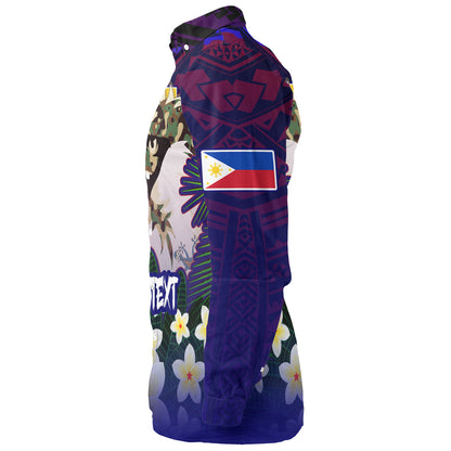 Philippines Filipinos Long Sleeve Shirt Custom Philippine Sun And Eagles Summer Vibes