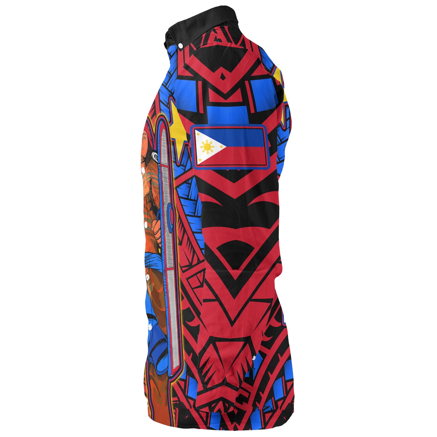 Philippines Long Sleeve Shirt Custom Lapu-Lapu The Legendary Filipino Hero