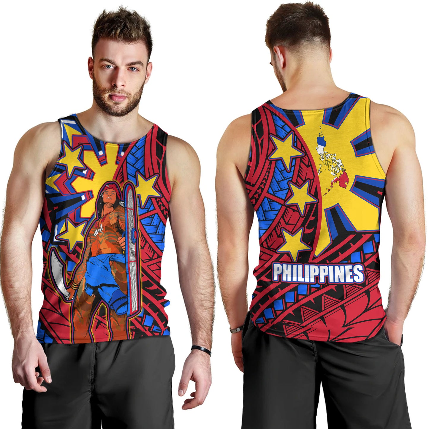 Philippines Tank Top Custom Lapu-Lapu The Legendary Filipino Hero