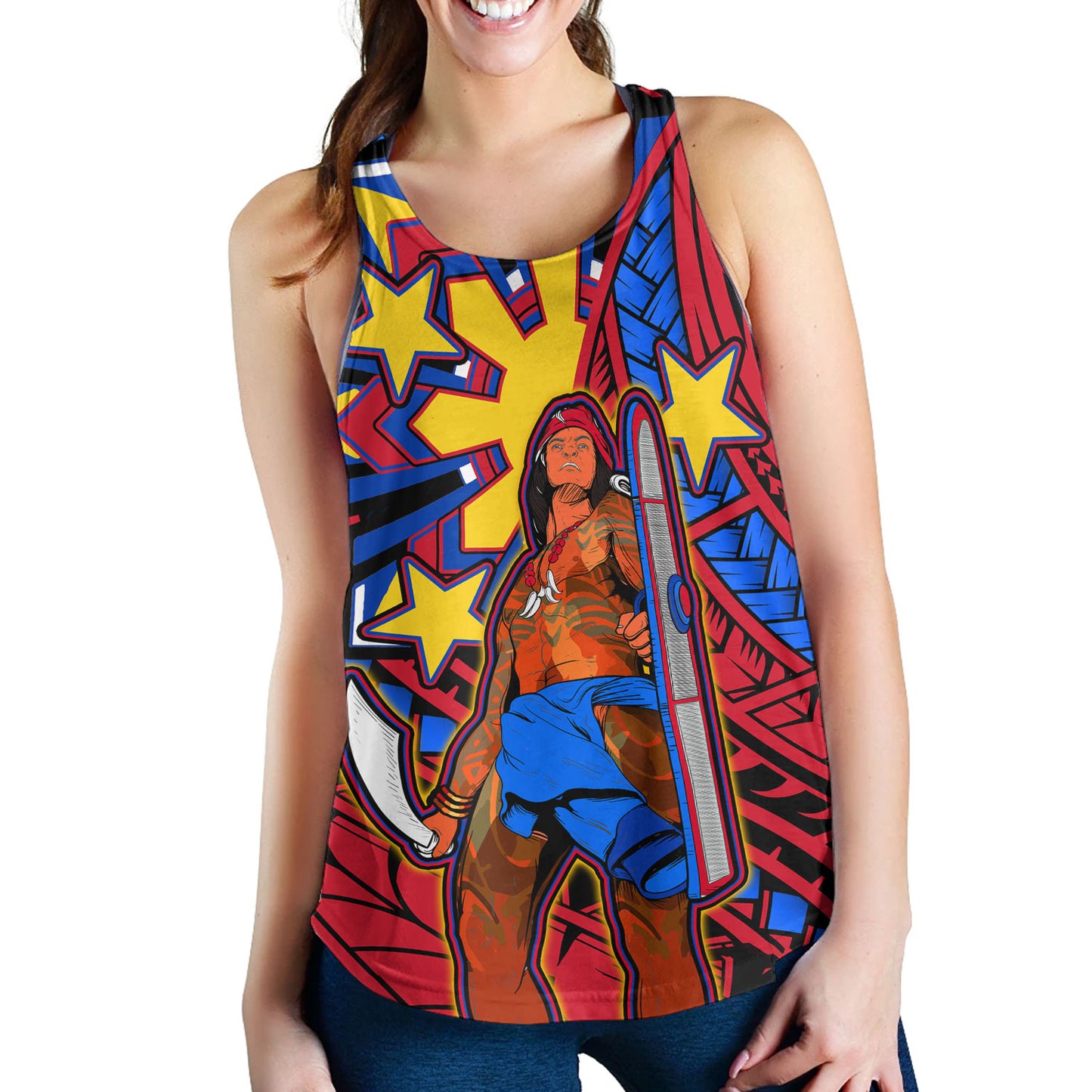 Philippines Women Tank Custom Lapu-Lapu The Legendary Filipino Hero