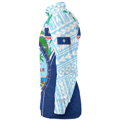 Guam Long Sleeve Shirt Custom Guam Chamorro Coconut Tree of Life Polynesian Tribal Pride