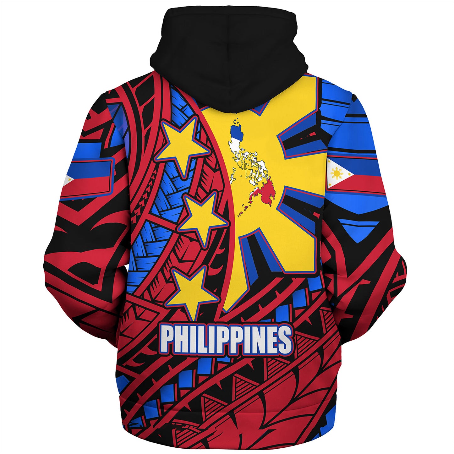 Philippines Sherpa Hoodie Custom Lapu-Lapu The Legendary Filipino Hero