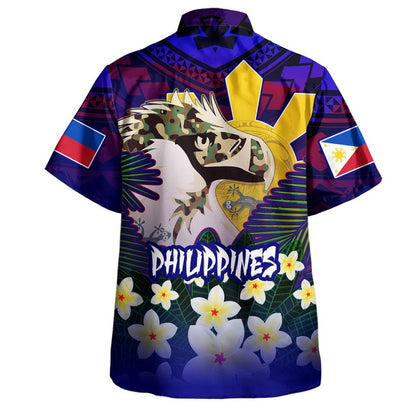 Philippines Filipinos Hawaiian Shirt Custom Philippine Sun And Eagles Summer Vibes