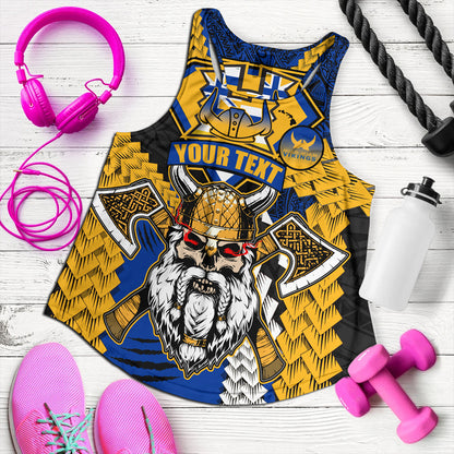 Hawaii Women Tank Custom Hilo High School Home Of The Vikings Polynesian Style