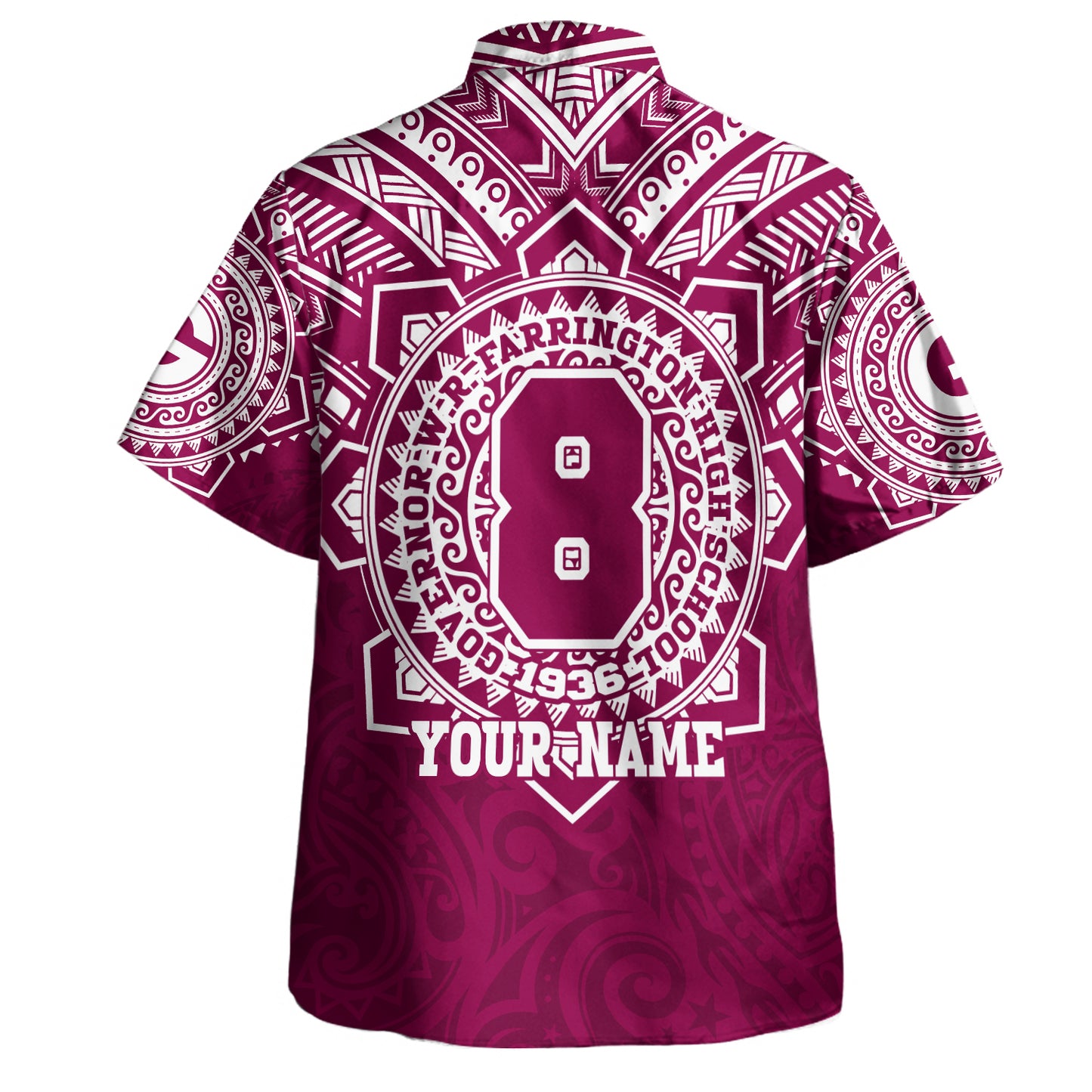 Hawaii Hawaiian Shirt Custom Farrington High School Home Of The Governors Tribal Style