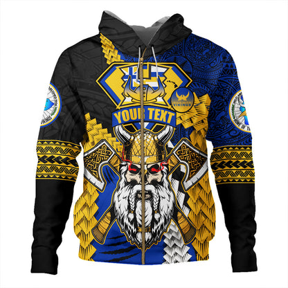 Hawaii Hoodie Custom Hilo High School Home Of The Vikings Polynesian Style
