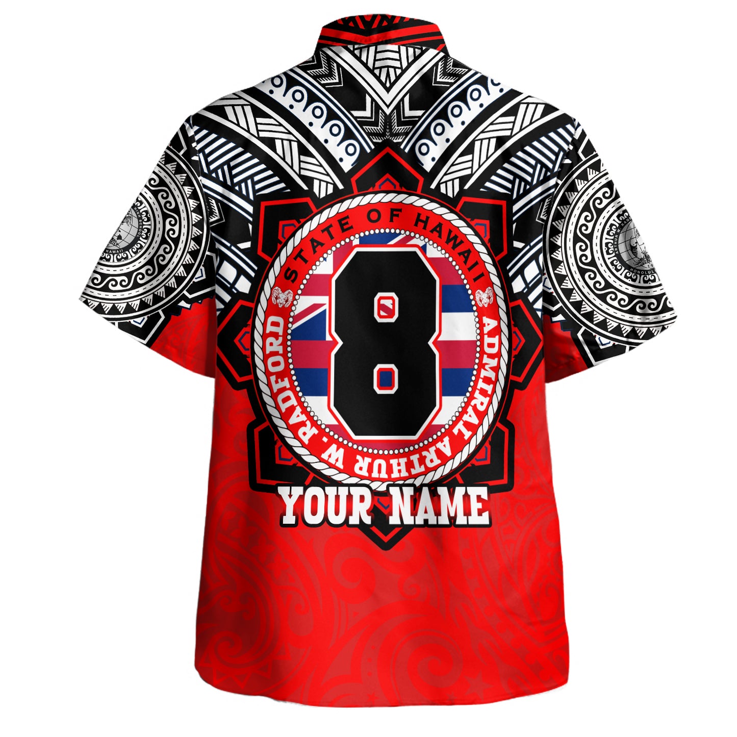 Hawaii Hawaiian Shirt Custom Radford High School Home Of The RamPage Tribal Style