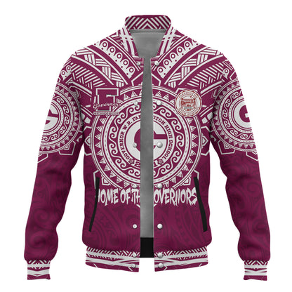 Hawaii Baseball Jacket Custom Farrington High School Home Of The Governors Tribal Style