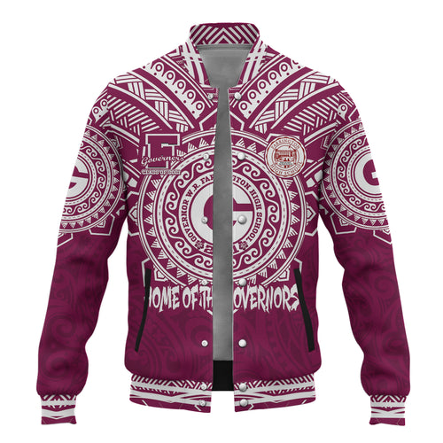 Hawaii Baseball Jacket Custom Farrington High School Home Of The Governors Tribal Style