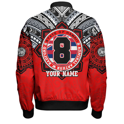 Hawaii Bomber Jacket Custom Radford High School Home Of The RamPage Tribal Style
