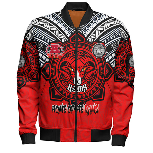 Hawaii Bomber Jacket Custom Radford High School Home Of The RamPage Tribal Style