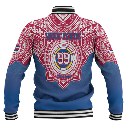 Hawaii Baseball Jacket Custom Saint Louis School Memor et Fidelis Brother Hood For Life Tribal Style
