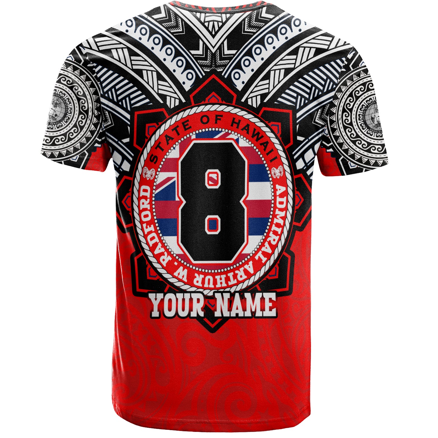 Hawaii T-Shirt Custom Radford High School Home Of The RamPage Tribal Style