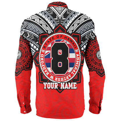 Hawaii Long Sleeve Shirt Custom Radford High School Home Of The RamPage Tribal Style