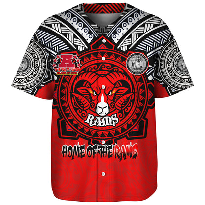 Hawaii Baseball Shirt Custom Radford High School Home Of The RamPage Tribal Style