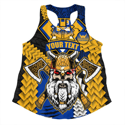 Hawaii Women Tank Custom Hilo High School Home Of The Vikings Polynesian Style