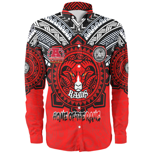 Hawaii Long Sleeve Shirt Custom Radford High School Home Of The RamPage Tribal Style