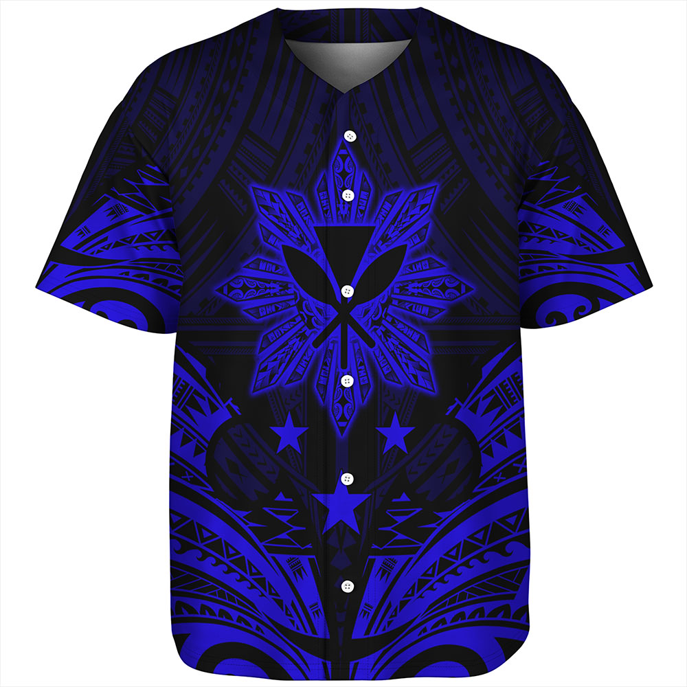 Philippines Baseball Shirt - Sun Filipino With Kanaka Maoli Style