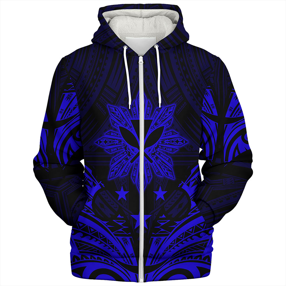 Philippines Sherpa Hoodie - Sun Filipino With Kanaka Maoli Style