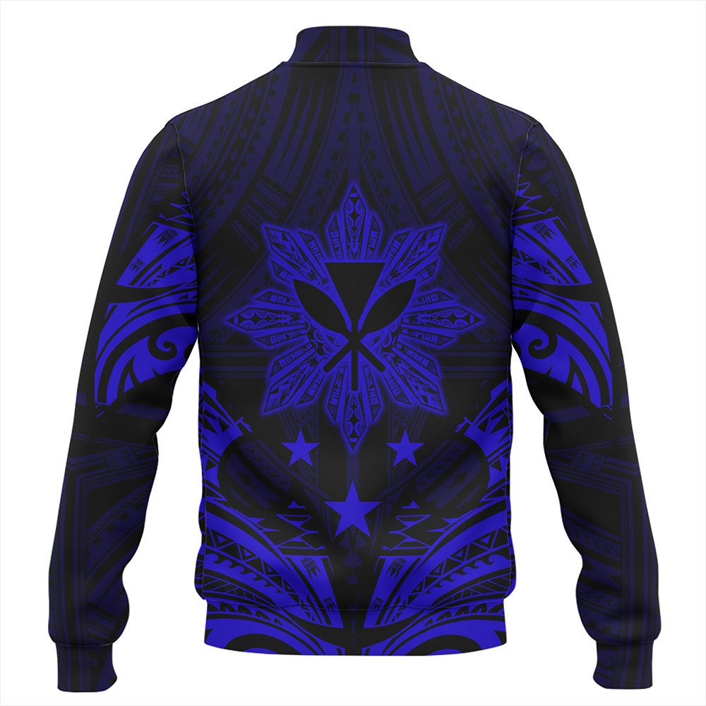 Philippines Baseball Jacket - Sun Filipino With Kanaka Maoli Style