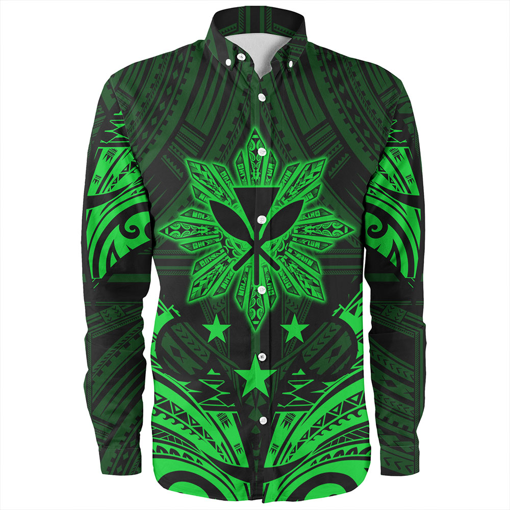 Philippines Long Sleeve Shirt - Sun Filipino With Kanaka Maoli Style