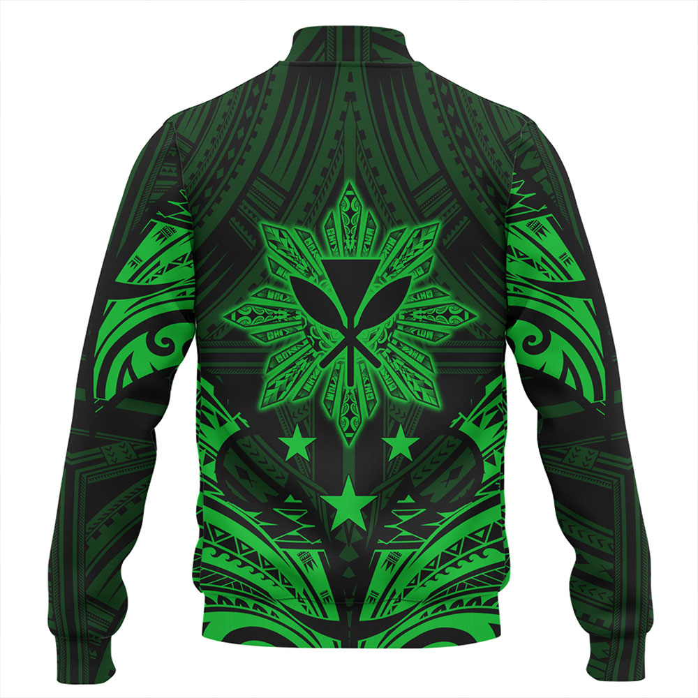 Philippines Baseball Jacket - Sun Filipino With Kanaka Maoli Style