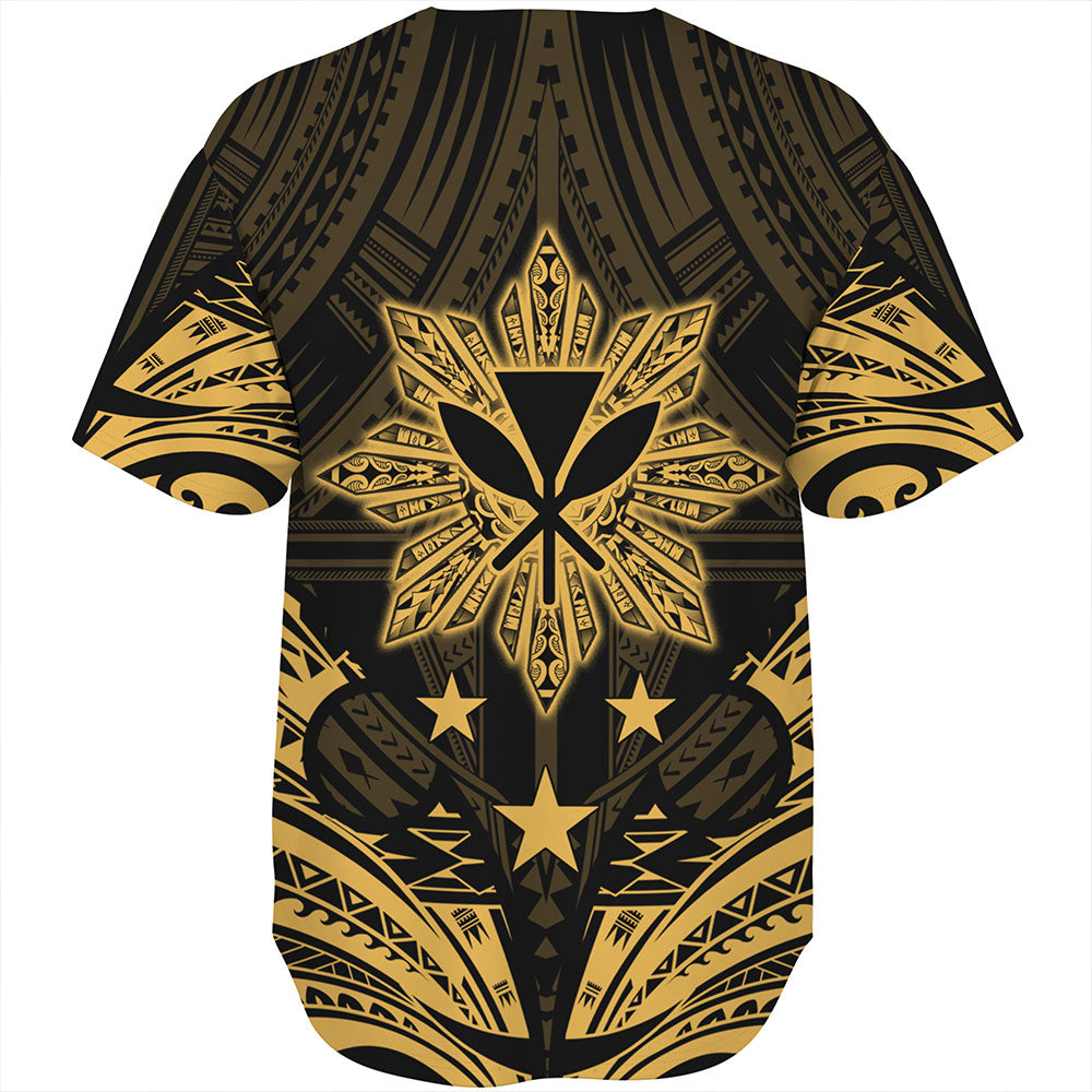 Philippines Baseball Shirt - Sun Filipino With Kanaka Maoli Style