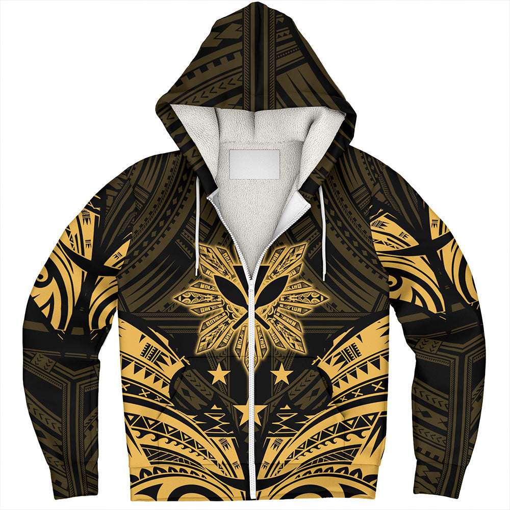 Philippines Sherpa Hoodie - Sun Filipino With Kanaka Maoli Style