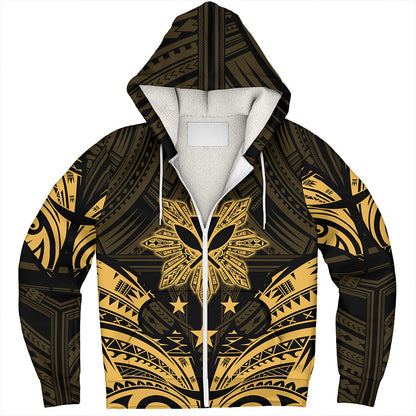 Philippines Sherpa Hoodie - Sun Filipino With Kanaka Maoli Style