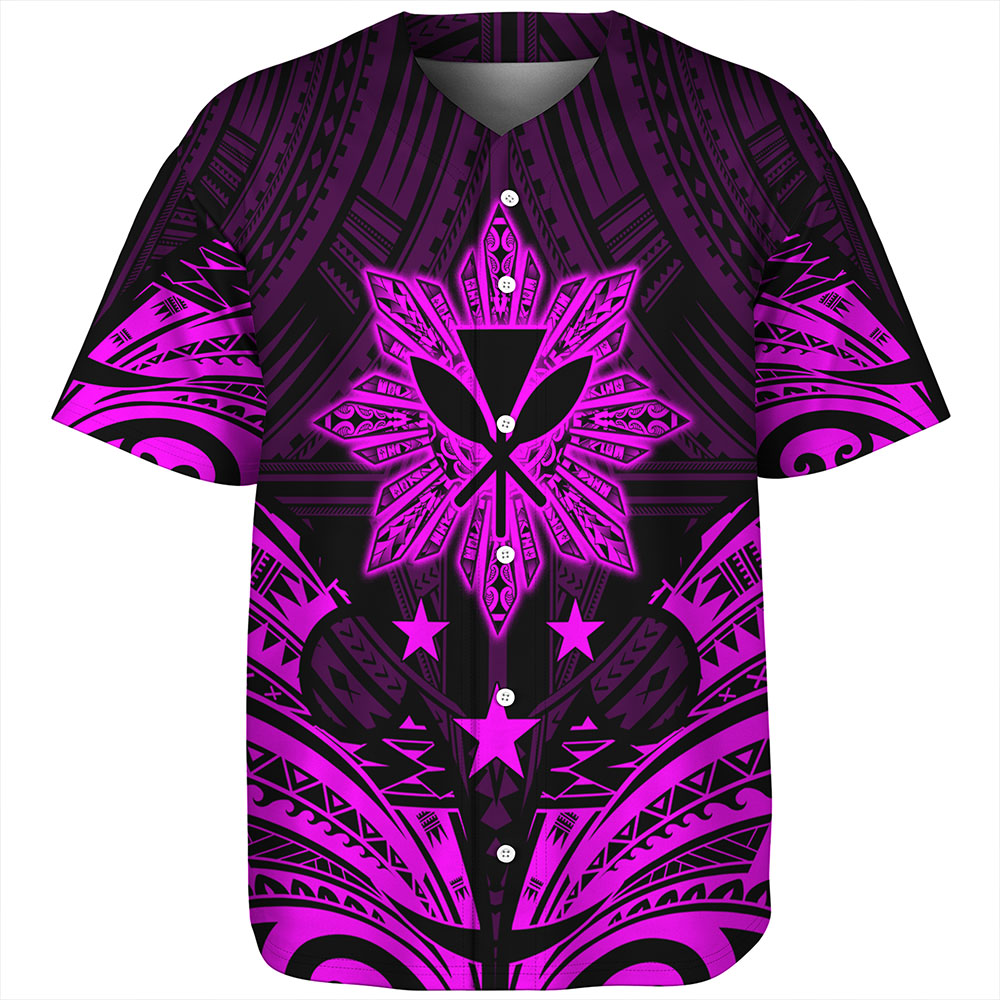 Philippines Baseball Shirt - Sun Filipino With Kanaka Maoli Style