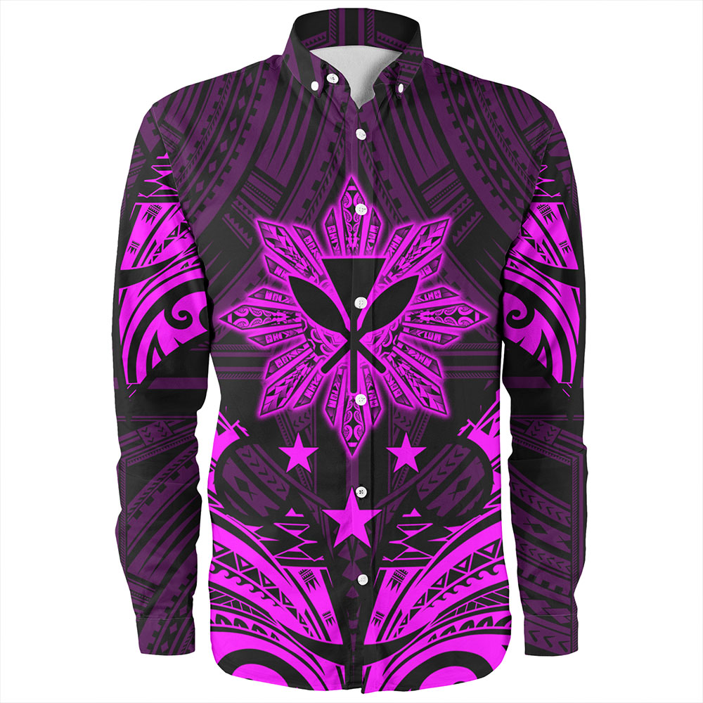 Philippines Long Sleeve Shirt - Sun Filipino With Kanaka Maoli Style