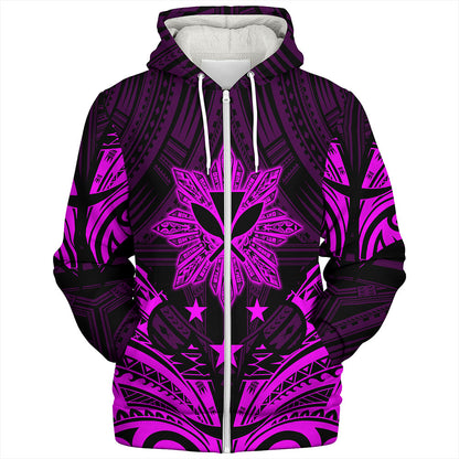 Philippines Sherpa Hoodie - Sun Filipino With Kanaka Maoli Style