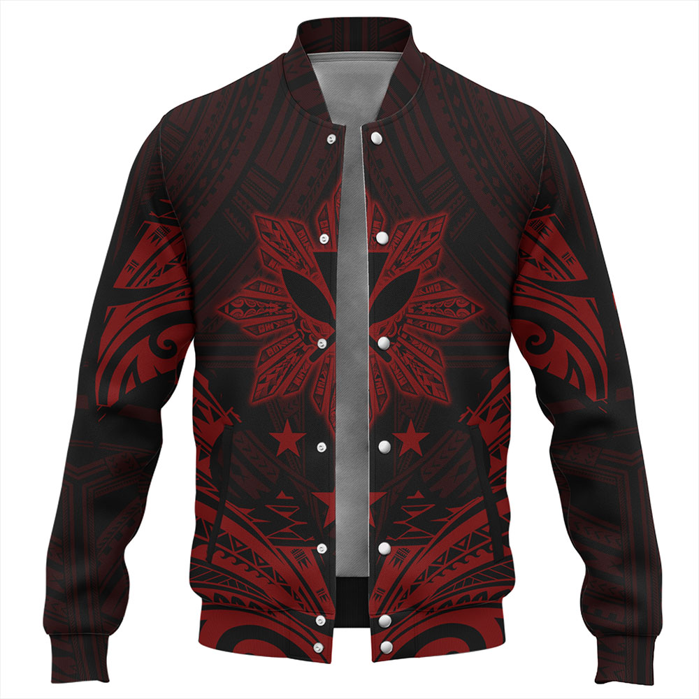 Philippines Baseball Jacket - Sun Filipino With Kanaka Maoli Style