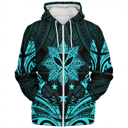 Philippines Sherpa Hoodie - Sun Filipino With Kanaka Maoli Style