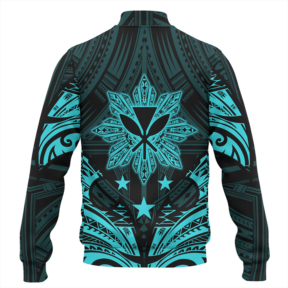Philippines Baseball Jacket - Sun Filipino With Kanaka Maoli Style