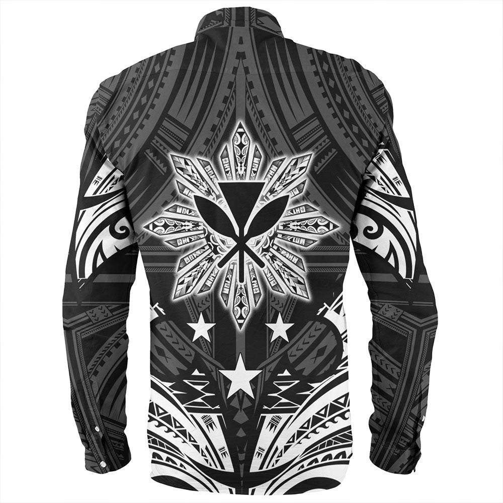 Philippines Long Sleeve Shirt - Sun Filipino With Kanaka Maoli Style