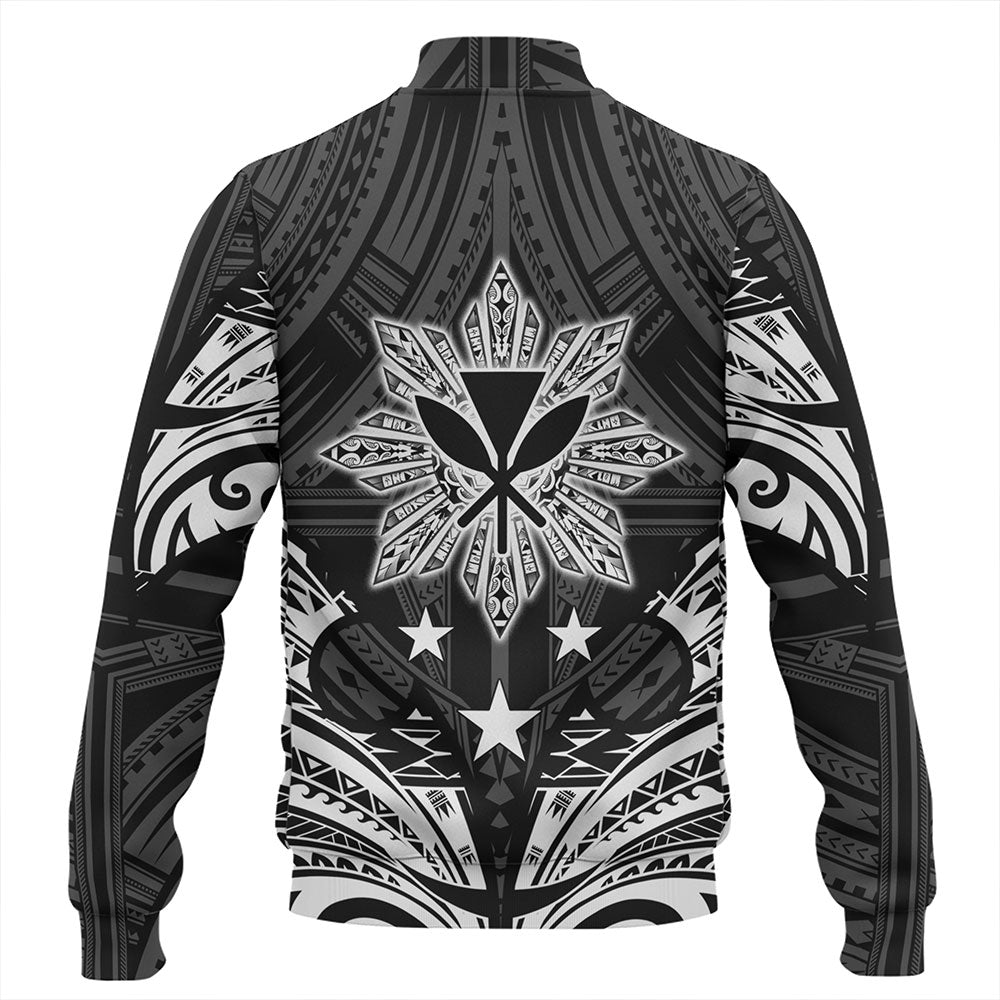 Philippines Baseball Jacket - Sun Filipino With Kanaka Maoli Style