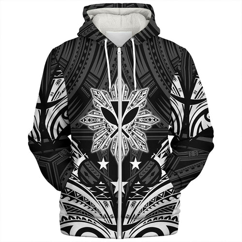 Philippines Sherpa Hoodie - Sun Filipino With Kanaka Maoli Style