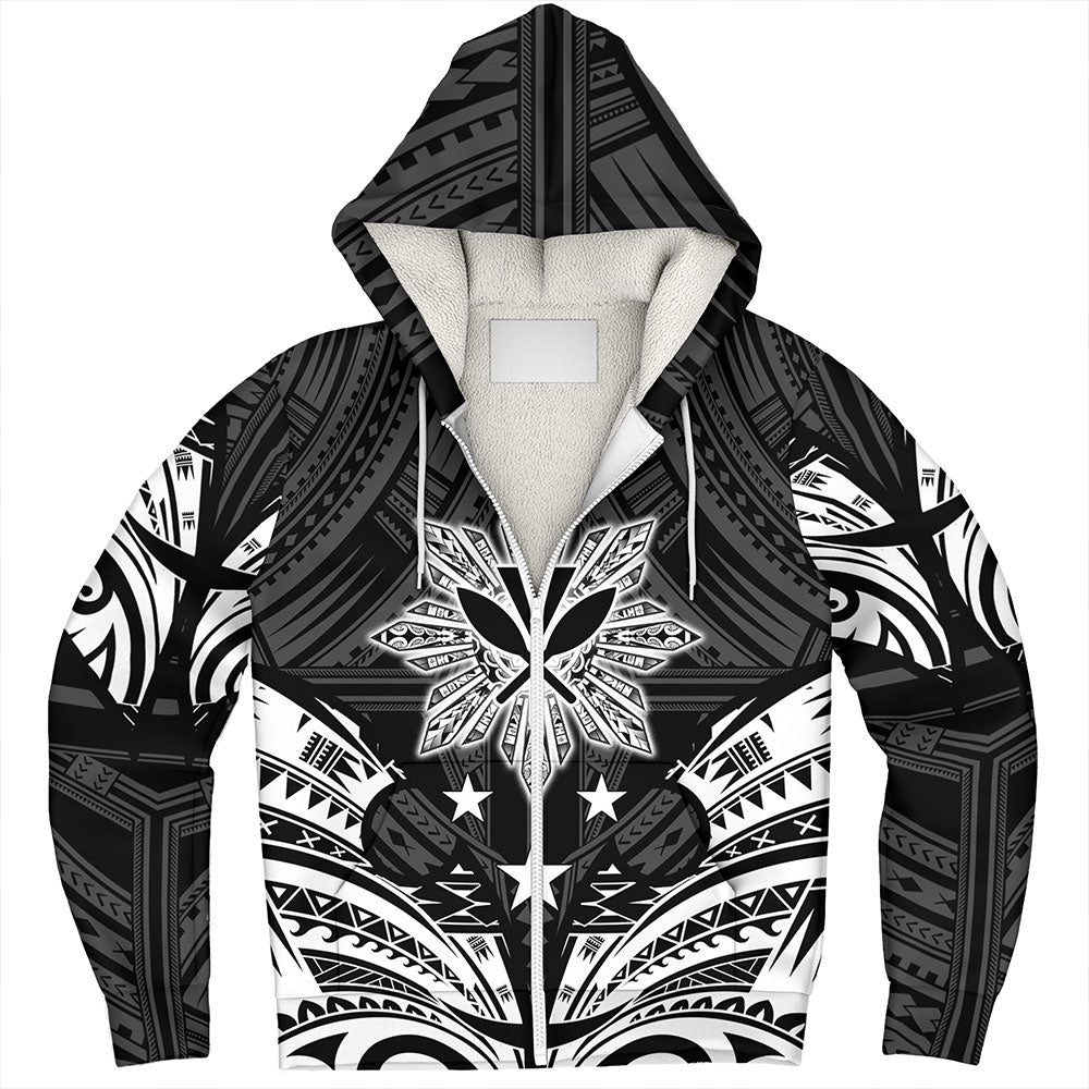 Philippines Sherpa Hoodie - Sun Filipino With Kanaka Maoli Style