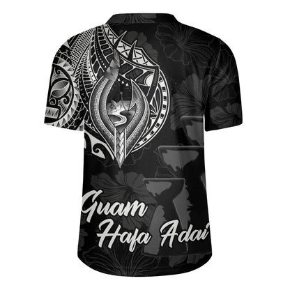 Guam Rugby Jersey Hafa Adai Guam Seal Half Sleeve Tattoo
