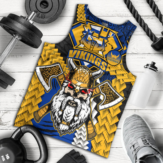 Hawaii Tank Top Custom Hilo High School Home Of The Vikings Polynesian Style